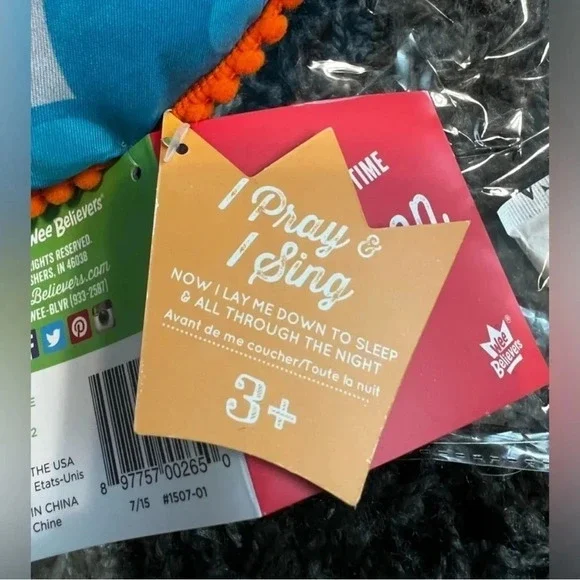 🆕 Slumber Time Moon Plush Prayer Buddy - Picture 3 of 7